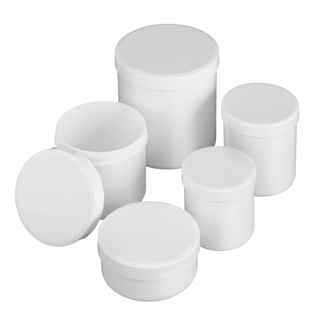 Jar with screw closure PP 250 ml